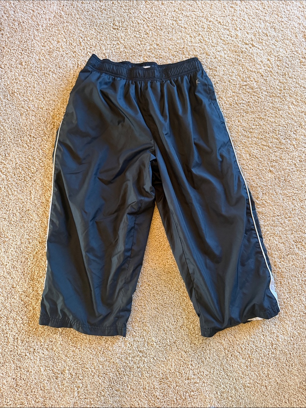Vintage Danskin Now Track Capris Pants